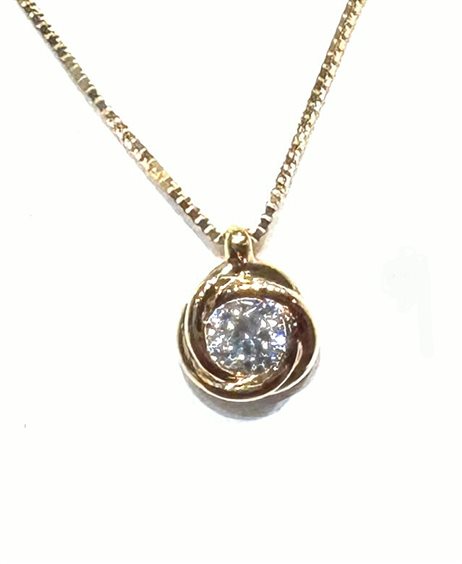 Halskette Sommer Dame in Gelbgold Cubic Zirconia P.L. ZIRC NODINO PI N/Z 2.20 G - P.L. ZIRC NODINO PI N/Z 2.20 G